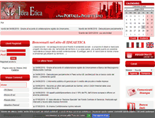 Tablet Screenshot of ideaetica.it